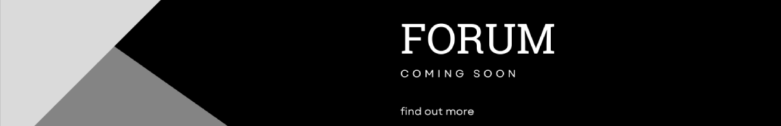 Forum - Coming soon